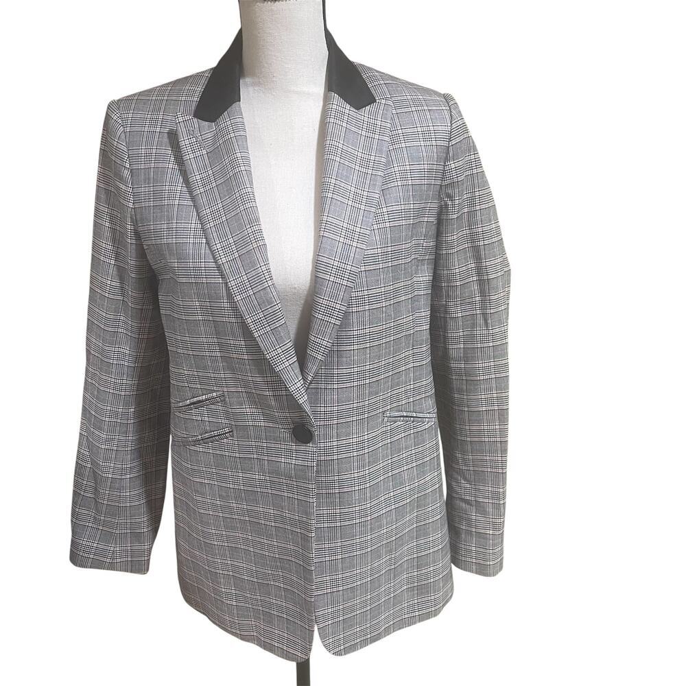 Rag & bone Ridley blazer stand plaid